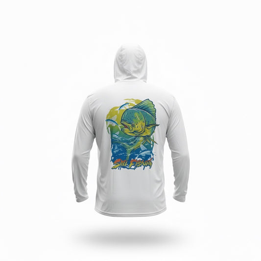 Mahi Mahi Long Sleeve Performance Hoodie