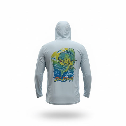 Mahi Mahi Long Sleeve Performance Hoodie